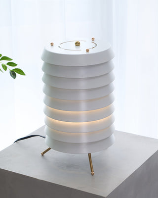 Baltic Sculptural Metal Tower Table Light