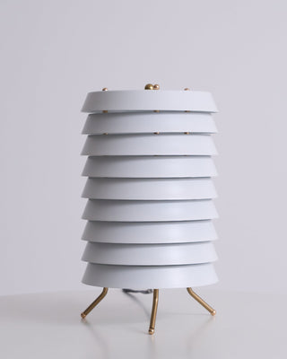 Baltic Sculptural Metal Tower Table Light