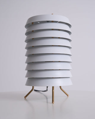 Baltic Sculptural Metal Tower Table Light