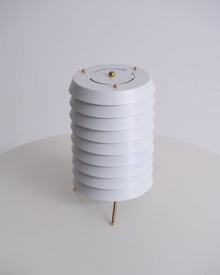 Baltic Sculptural Metal Tower Table Light