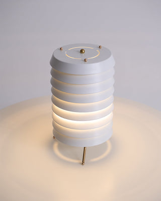 Baltic Sculptural Metal Tower Table Light