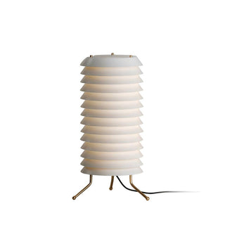 Baltic Sculptural Metal Tower Table Light