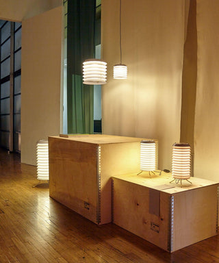 Baltic Sculptural Metal Tower Table Light
