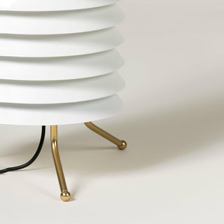 Baltic Sculptural Metal Tower Table Light