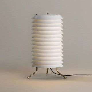 Baltic Sculptural Metal Tower Table Light