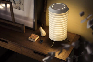 Baltic Sculptural Metal Tower Table Light