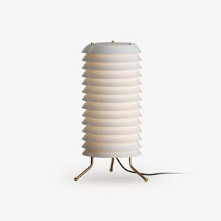Baltic Sculptural Metal Tower Table Light