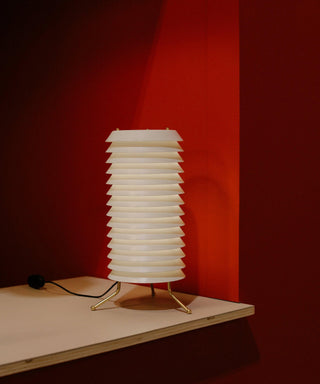 Baltic Sculptural Metal Tower Table Light