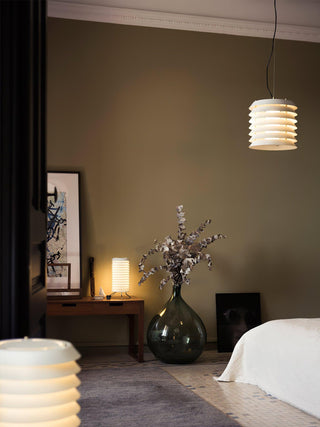 Baltic Sculptural Metal Tower Table Light