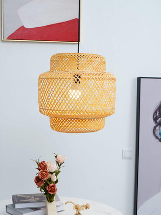 Bamboo Oriental Bamboo Pendant Light