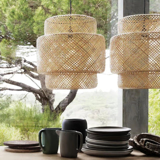 Bamboo Oriental Bamboo Pendant Light