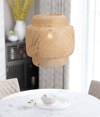 Bamboo Oriental Bamboo Pendant Light