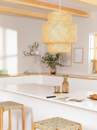 Bamboo Oriental Bamboo Pendant Light