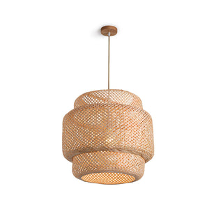 Bamboo Oriental Bamboo Pendant Light