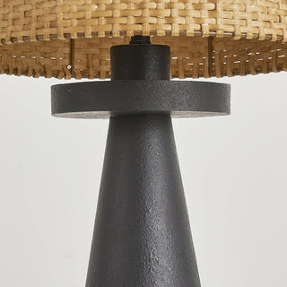 Barclay Modern Rattan Woven Table Lamp