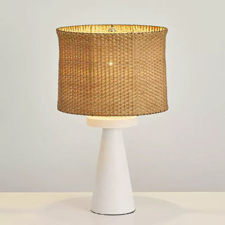 Barclay Modern Rattan Woven Table Lamp