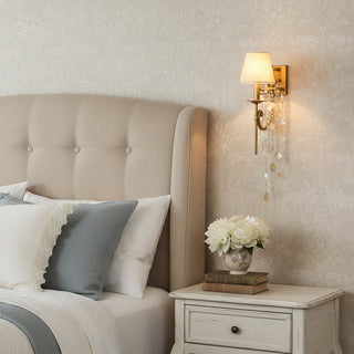 Aurora Glam Crystal Wall Sconce
