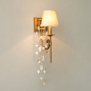 Aurora Glam Crystal Wall Sconce