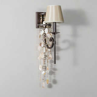 Aurora Glam Crystal Wall Sconce