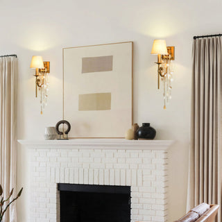 Aurora Glam Crystal Wall Sconce