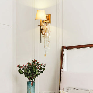 Aurora Glam Crystal Wall Sconce