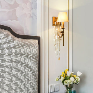 Aurora Glam Crystal Wall Sconce