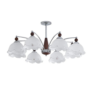 Barium Floral Metal Chandelier