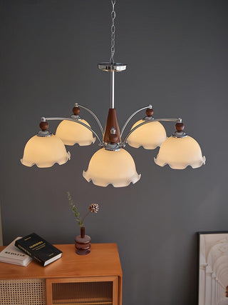 Barium Floral Metal Chandelier