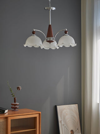 Barium Floral Metal Chandelier