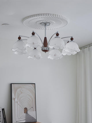 Barium Floral Metal Chandelier