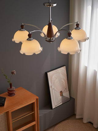 Barium Floral Metal Chandelier