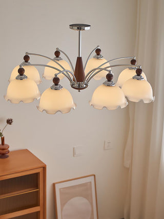 Barium Floral Metal Chandelier