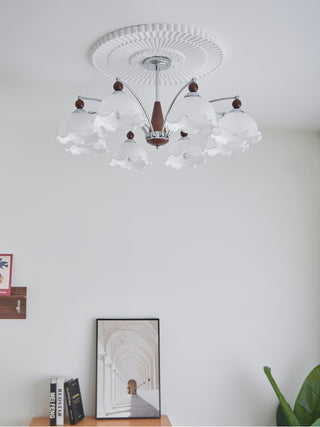 Barium Floral Metal Chandelier