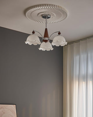 Barium Floral Metal Chandelier