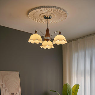 Barium Floral Metal Chandelier