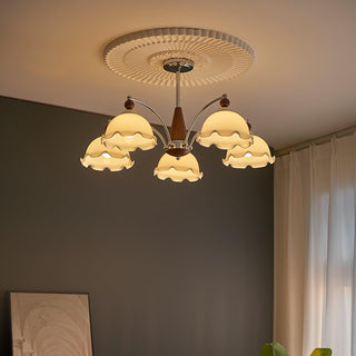 Barium Floral Metal Chandelier