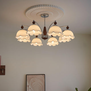 Barium Floral Metal Chandelier