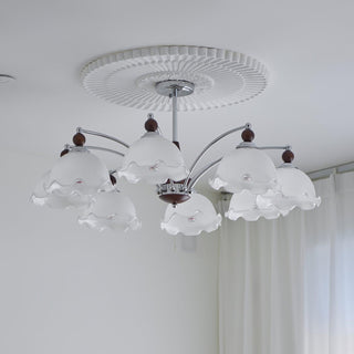 Barium Floral Metal Chandelier