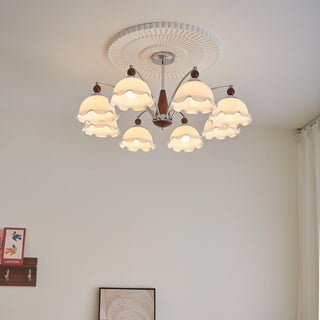 Barium Floral Metal Chandelier