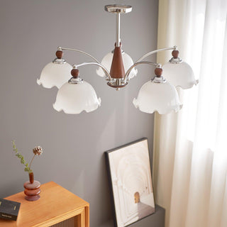 Barium Floral Metal Chandelier