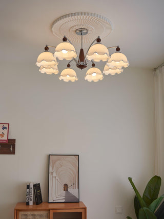Barium Floral Metal Chandelier