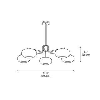 Barndon Refreshing Metal Chandelier