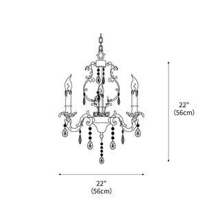 Barret Vintage Brass Chandelier