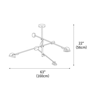 Equil Minimalist Metal Ceiling Light