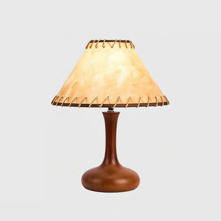 Basica Rustic Leather Table Lamp