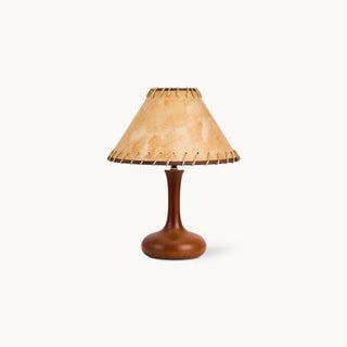 Basica Rustic Leather Table Lamp