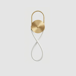 Bead Cascade Loop Minimalist Acrylic Wall Light