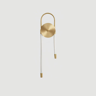Bead Cascade Loop Minimalist Acrylic Wall Light