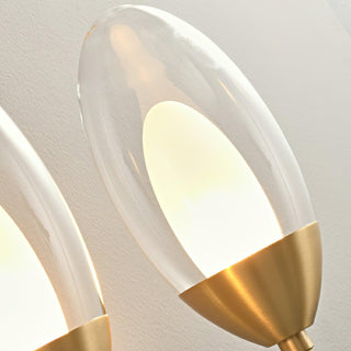 Beam Genie Vintage Glass Chandelier