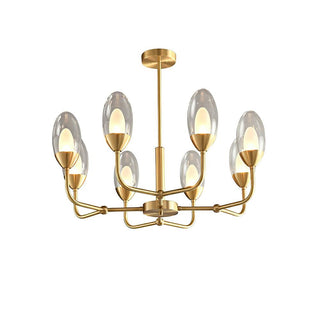 Beam Genie Vintage Glass Chandelier